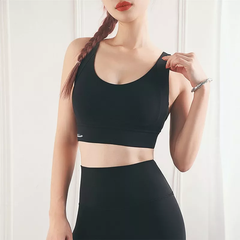 浩沙运动文胸女防震跑步美背聚拢定型健身瑜伽服背心瑜伽服套装女